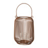 Lantaarn wire - bruin - ø15x21 cm