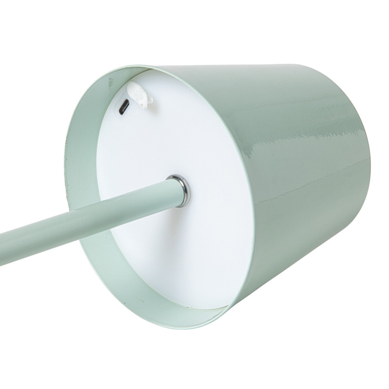 LED tafellamp USB - groen - ø10.5x35 cm