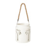 Lantaarn palmboom klein - beige - ø13x15 cm
