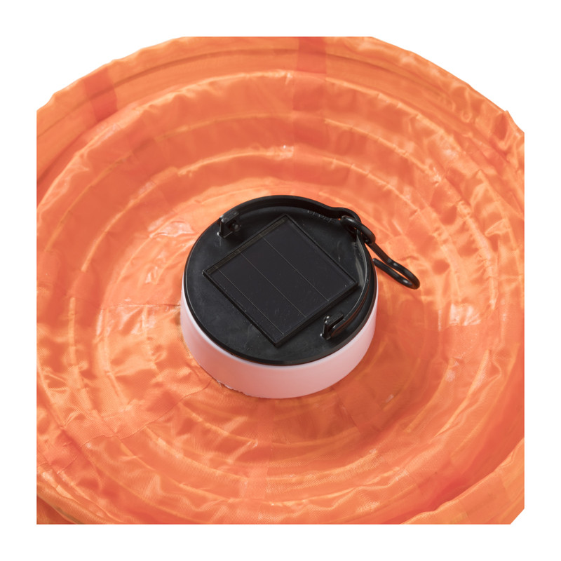 Solar tuinlampion - oranje - ø25 cm