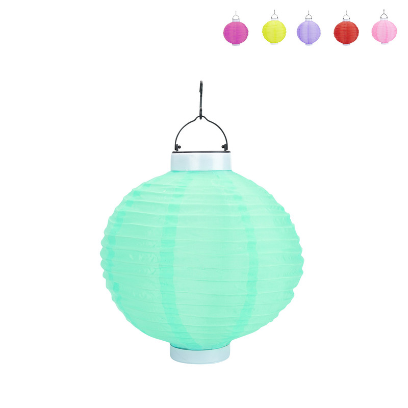 Solar tuinlampion - verschillende kleuren - ⌀25 cm