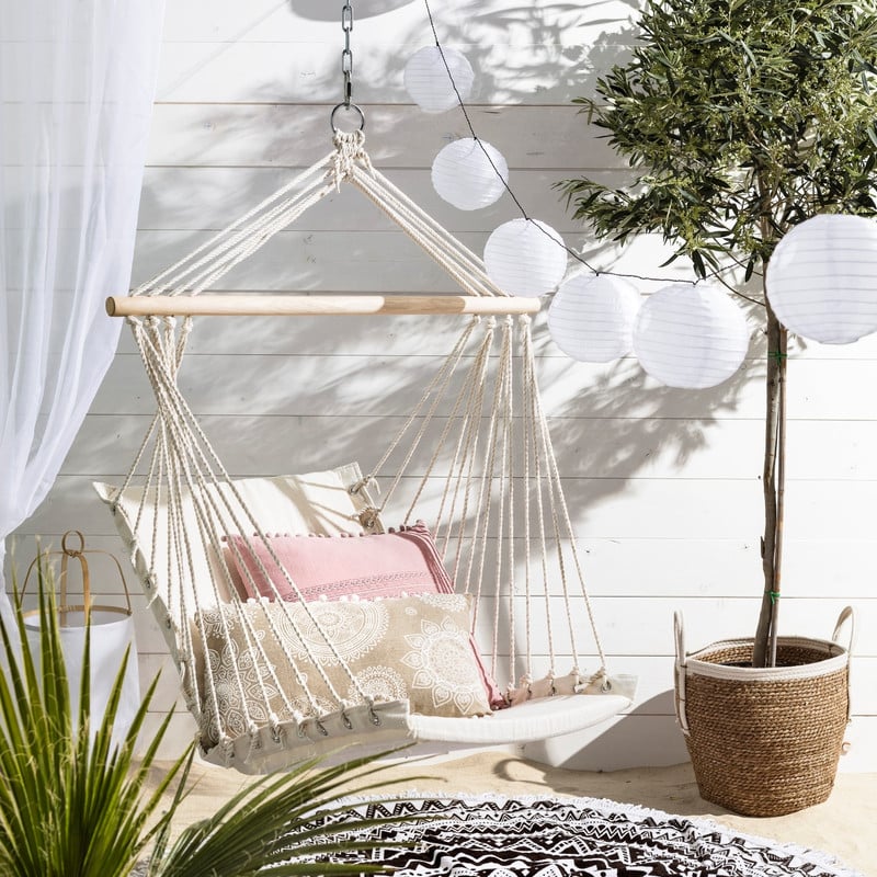 Solar guirlande lampions - wit