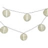 Solar guirlande lampions - wit