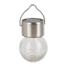 Mini solar hanglampje craquele - ø6x9 cm