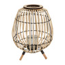 Bamboe lantaarn op voetjes - ⌀27x37 cm 