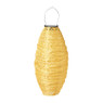 Solar barok lampion ovaal - geel - ø20x42 cm