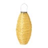 Solar barok lampion ovaal - geel - ø20x42 cm