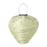 Solar barok lampion druppel - groen - ø28x30 cm