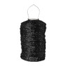 Solar barok lampion cilinder - zwart - ø18x33 cm
