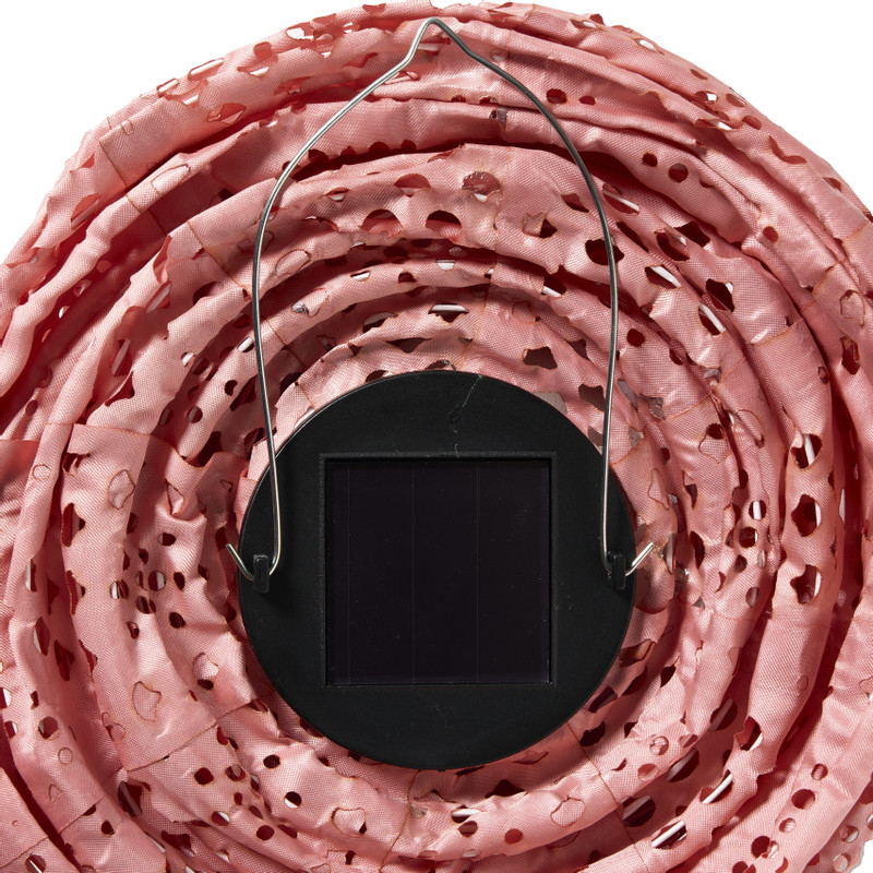 Solar barok lantaarn ovaal - bruin - 20x42 cm