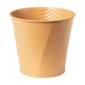 Bloempot patroon maat S - ø12x13 cm - oranje