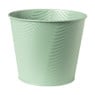Bloempot patroon maat L - ø15x18 cm - groen