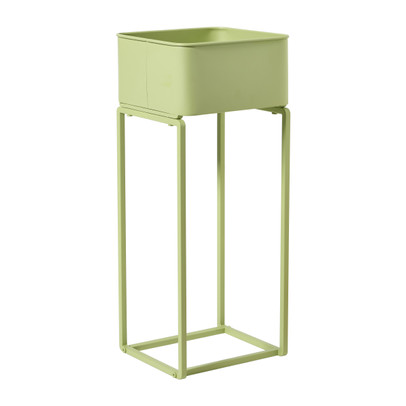 Plantenbak voor balkon smal - groen - 60x24x24 cm
