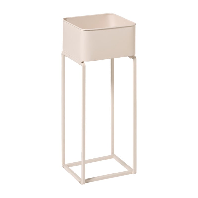 Plantenbak voor balkon smal - beige - 60x24x24 cm