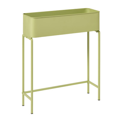 Plantenbak voor balkon breed - groen - 60x71x20 cm