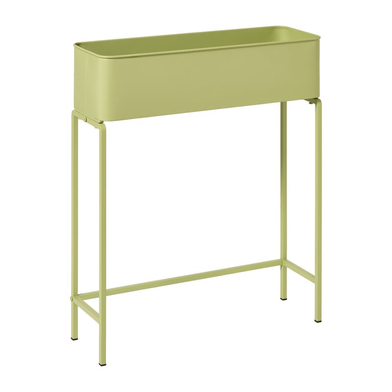 Plantenbak voor balkon breed - groen - 60x71x20 cm