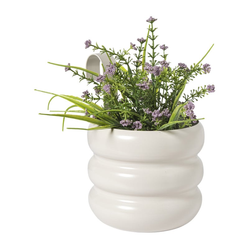 Hangbloempot bubbles - beige