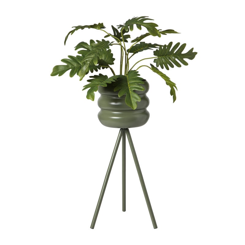 Bloempot bubbles op voet klein - groen