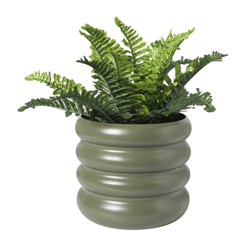 Bloempot bubbles groot - groen