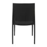 Stapelbare tuinstoel Sara - zwart - 80x54x46 cm