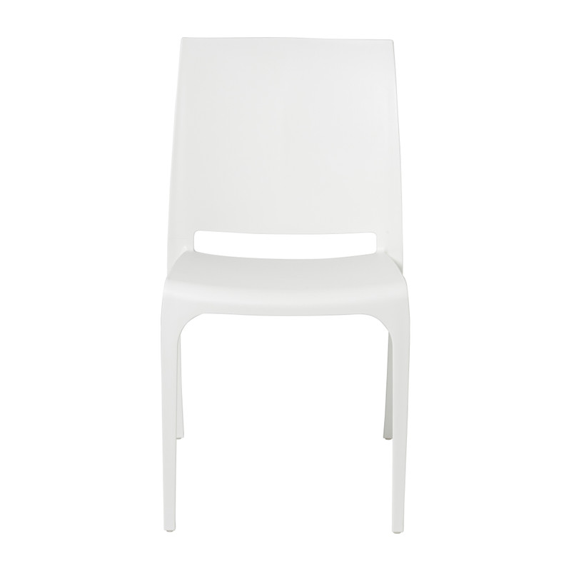 Stapelbare tuinstoel Sara - wit - 80x54x46 cm
