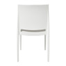 Stapelbare tuinstoel Sara - wit - 80x54x46 cm
