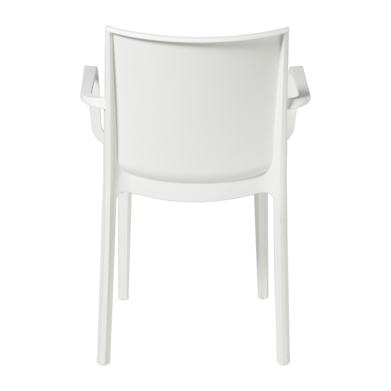 Stapelbare tuinstoel Victoria - wit - 82x58x55 cm