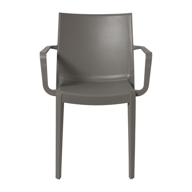 Stapelbare tuinstoel Victoria - taupe - 82x58x55 cm