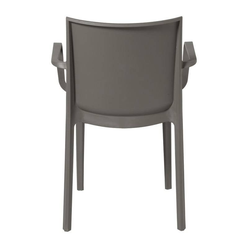 Stapelbare tuinstoel Victoria - taupe - 82x58x55 cm