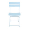Inklapbare bistrostoel Kos - blauw - 84x48x42 cm