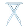 Inklapbare bistrotafel Kos - blauw - ø60x71 cm
