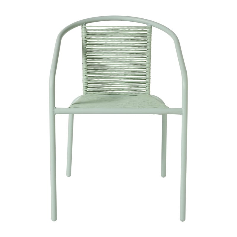 Stapelbare tuinstoel Tim - groen - 73x53x62 cm