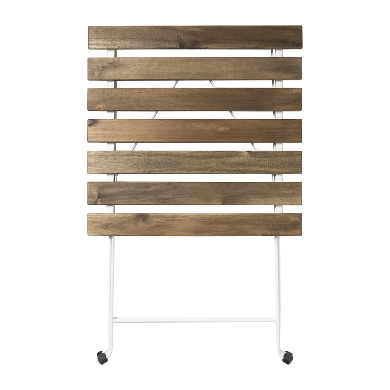 Bistro set Rhodos - bruin/wit - 3-delig