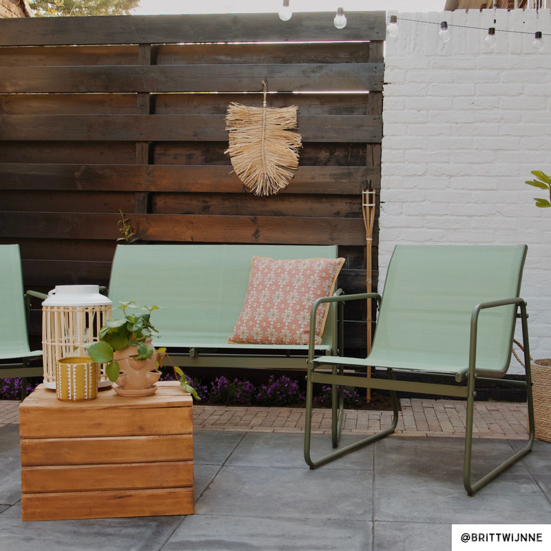 Tuinset Lima - groen - 3-delig