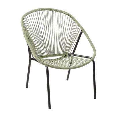 Tuinstoel Hawaii - groen - 74x74x84 cm 