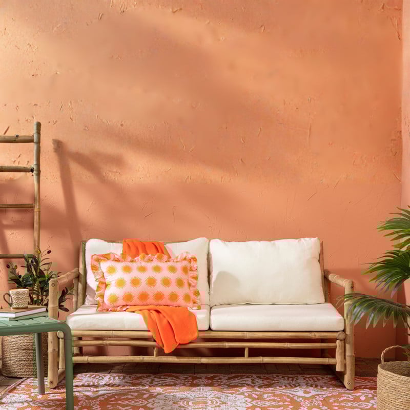 Bamboe tuinbank Hanoi - 2-zits - 70x150x75 cm