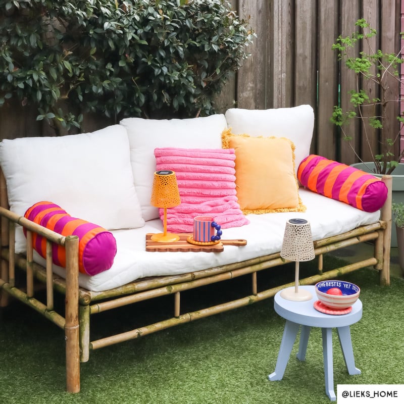 Bamboe tuinbank Hanoi - 2-zits - 70x150x75 cm