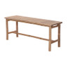 Bankje bamboe - 112x36x46 cm