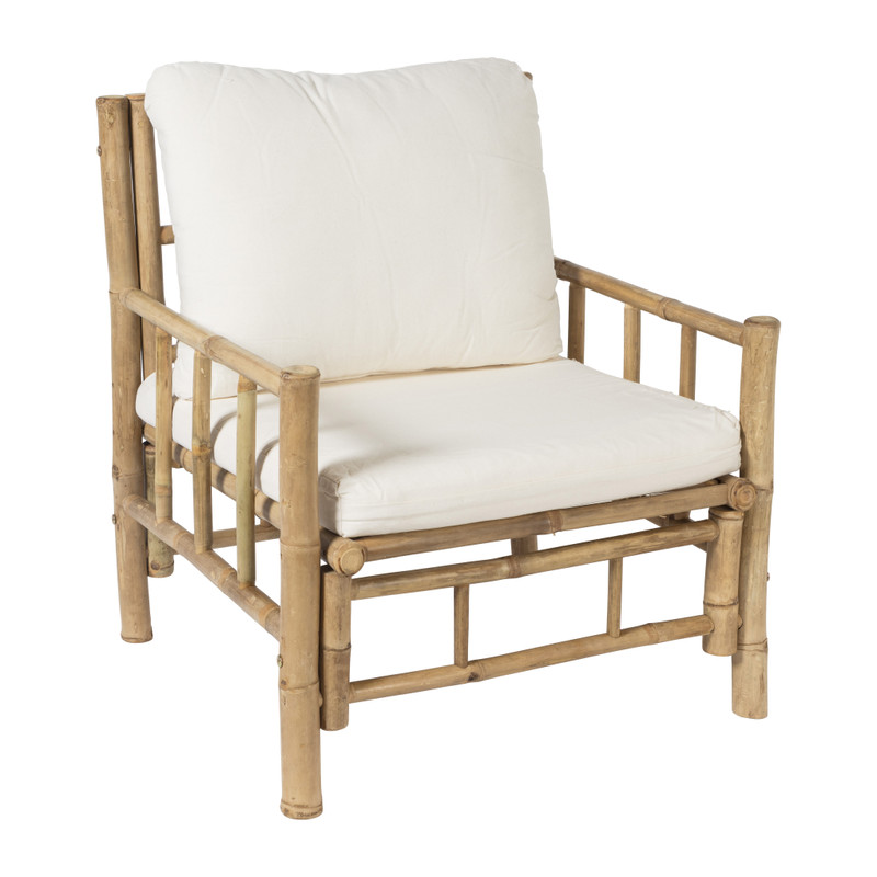 Bamboe fauteuil padang 80x70x70 cm