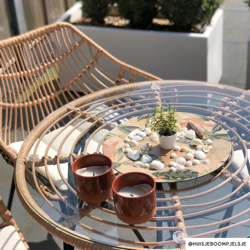 Tuinset Lorraine - naturel - 5-delig