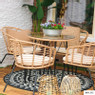 Tuintafel Donna/Lorraine - naturel -  ø79x73 cm