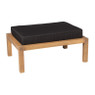 Hocker acacia - bruin/zwart - 60x85x30 cm