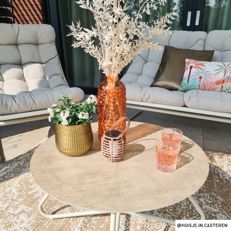 Tuinset Malaga - 4-delig - metaal/polyester