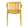 Tuinstoel Lea met armleuning - geel - 80.5x58x55 cm