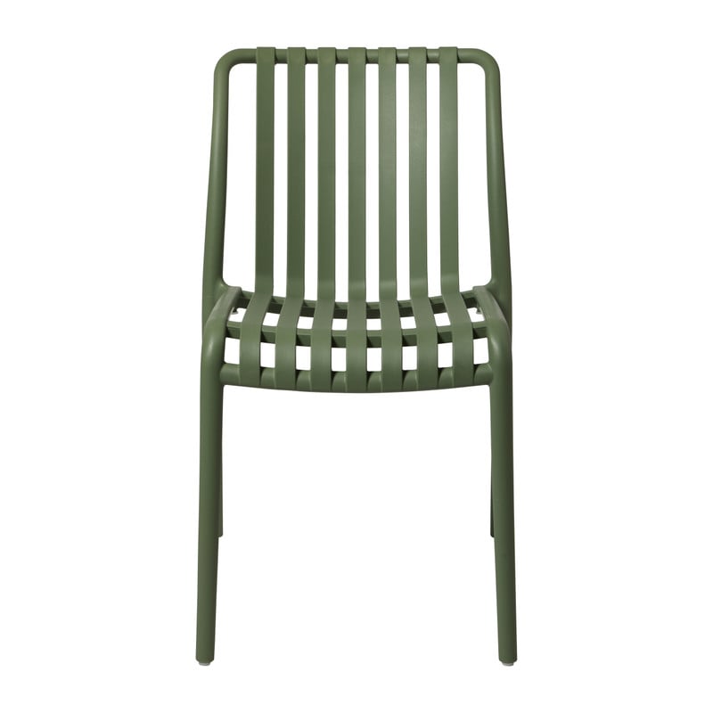 Stapelbare tuinstoel Lea - groen - 80.5x58.5x47 cm