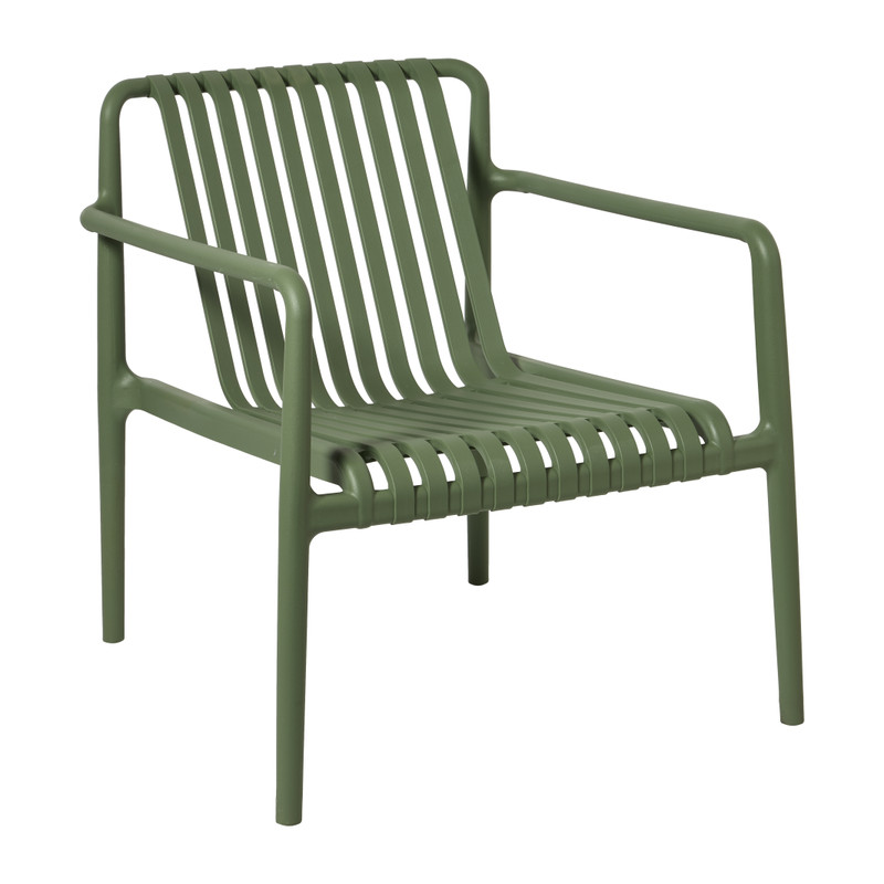 Tuinfauteuil Lea - groen - 75.5x75.5x66.5 cm