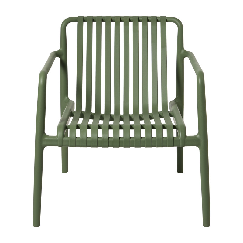 Tuinfauteuil Lea - groen - 75.5x75.5x66.5 cm