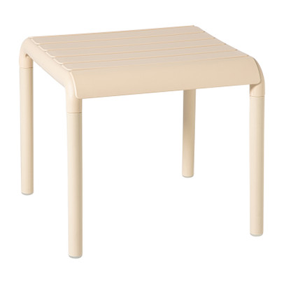 Buiten bijzettafel Lea - beige - 40x45x45 cm