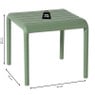 Tuintafeltje Lea - groen - 40x45x45 cm