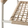 Tuinstoel gevlochten Capri - beige - 78x60.5x56 cm